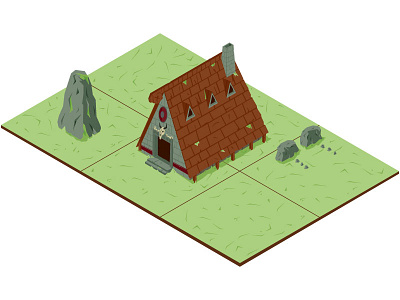 Viking Home design game isometric viking