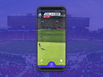 SnapFootball Concept UI Design