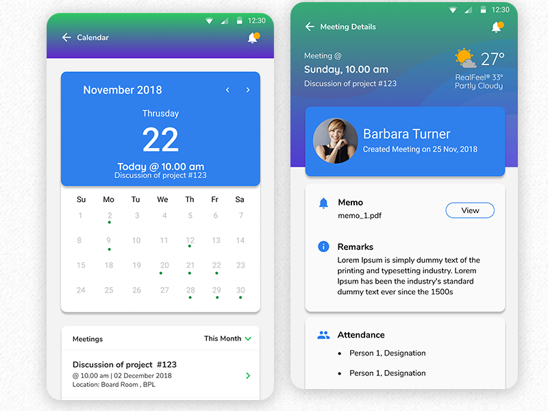 Meeting Minutes App MadeWithFigma By Salman Hossain Saif On Dribbble