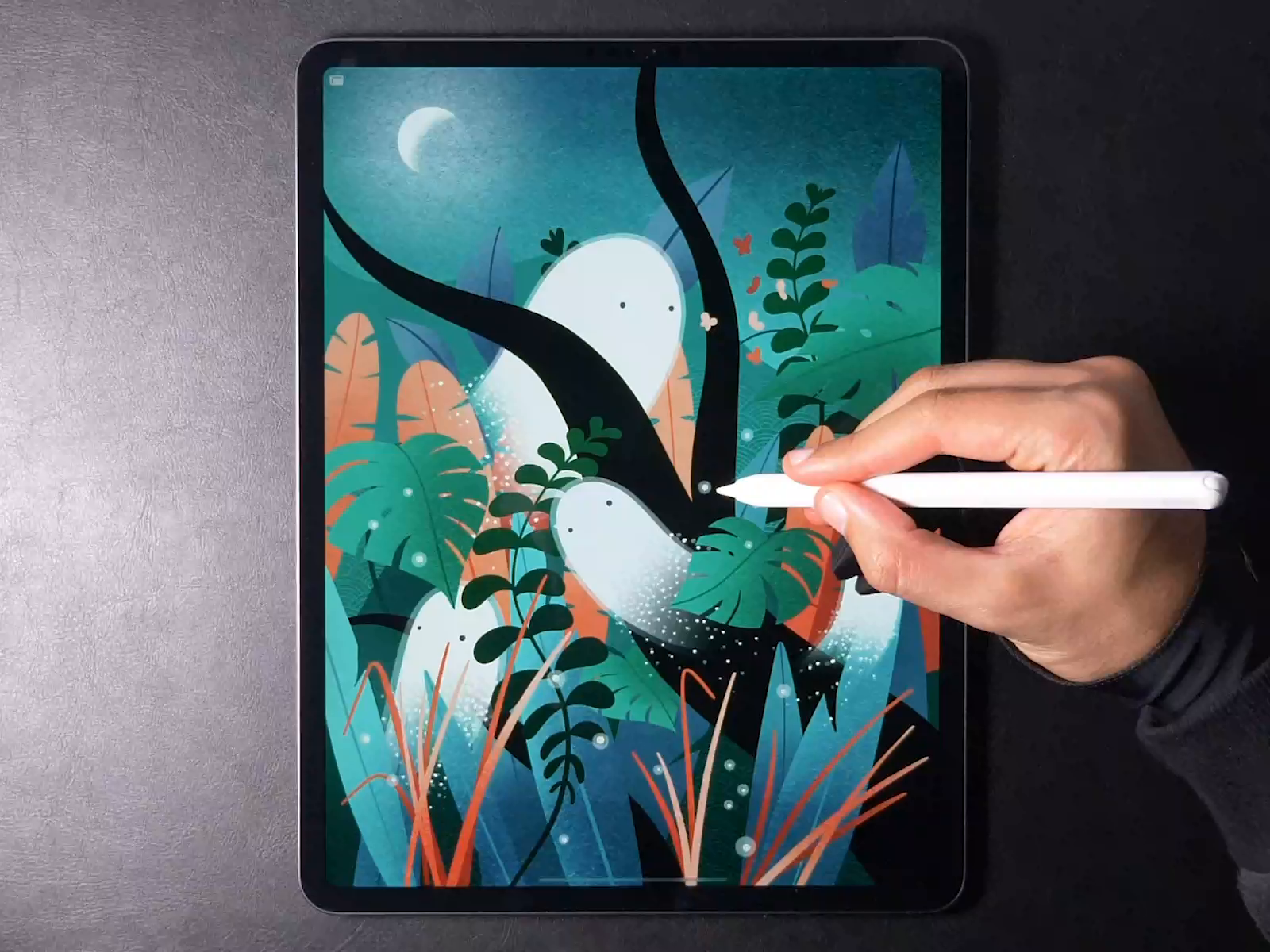 IPAD Pro рисование Procreate