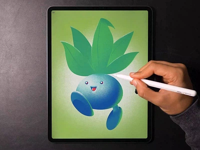 Oddish illustration pokemon