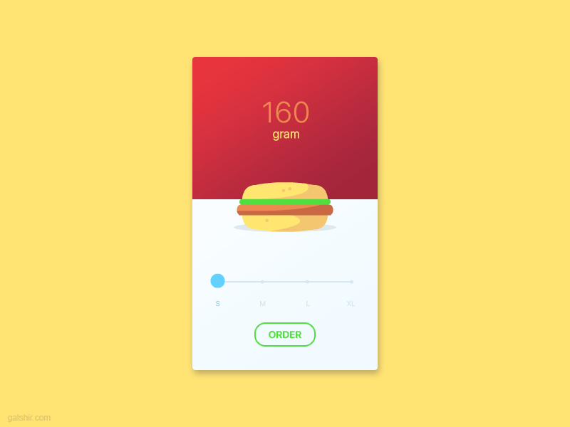 Burger Customization Interface burger data interface mobile ui ux visualization