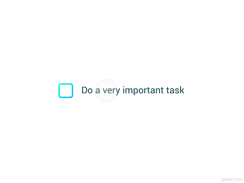 Todo List (Swipe To Check) check checkbox checklist interaction to do to do list todo todo list ui ux