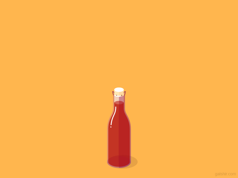 Cork animation bottle illustration motion motion design wine