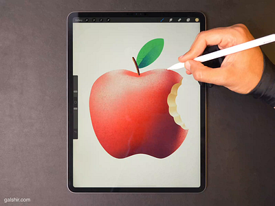 Apple 🍎 apple drawing illustration