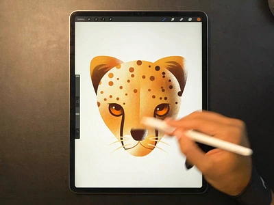 Cheetah illustration