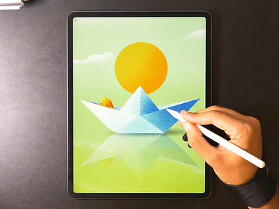 Paper Boat illustration