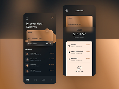 Payment App app applications branding design graphic design typogaphy ui ux