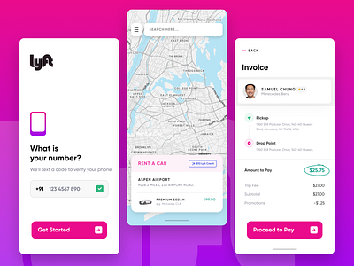 Lyft Cab App