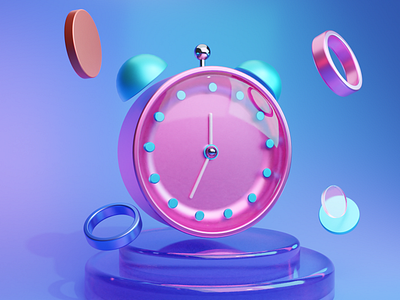 3D Alarm Icon