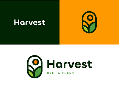 Harvest Logo - 2 app applications branding design illustration logo typogaphy ui ux vector