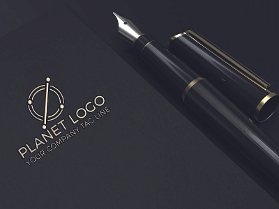 PLANET LOGO branding company brand logo creative logo logo design logo mark logotype minimal typography vector art vector illustration