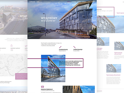 Kilinskiego Office - Full Website interface typography ui ux web webdesig