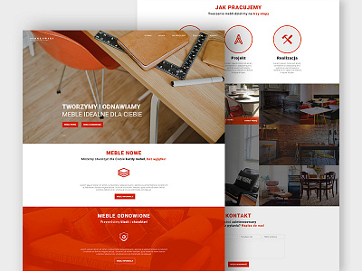 Sokolowkski Furniture Manufacture interface typography ui ux web webdesig