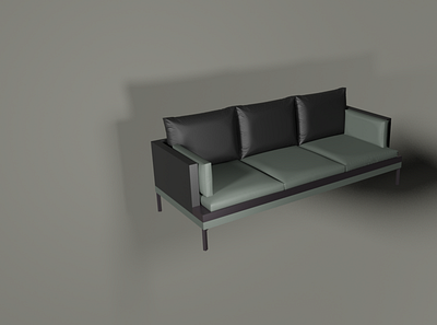 couch 3d modeling blender branding design mockup productdesign