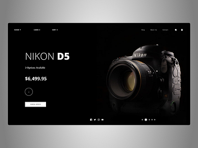 Cameras Web Design