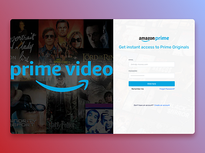 Amazon Prime Video branding design designs new ui uiux uiuxdesign ux web website