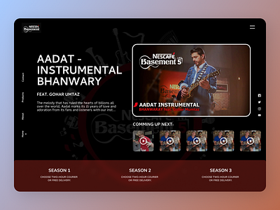 Music Instruments design designs firstshot minimal new ui uidesign ux uxdesign web