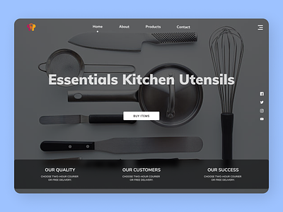 Kitchen Utensils design designs firstshot new ui uidesign ux uxde uxdesign web