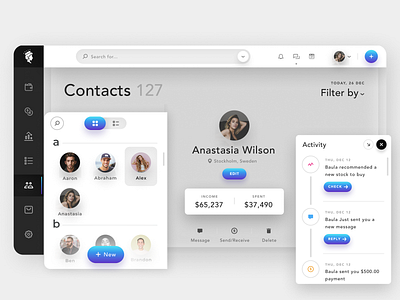 Contacts Dashboard