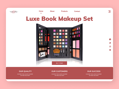 Makeup Products clean design designs eclean latest new ui uidesign ux web