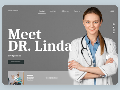 Doctor Web Design design doctor new online typography ui uidesign ux web web design webdesign
