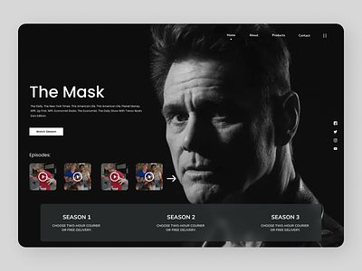 Movies web branding design new online typography ui ux web web design webdesign
