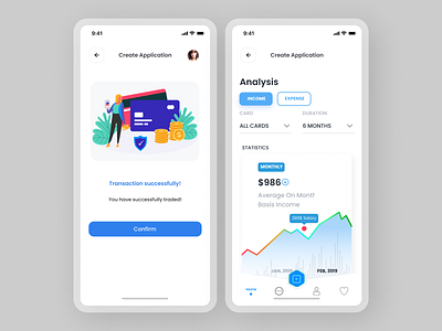 Payment Analysis App animation app design minimal typography ui ux