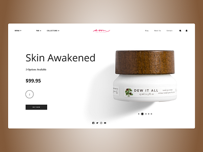 Beauty Products design designs shop shopify typography ui uidesign uiuxdesign ux web