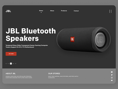 Bluetooth Speakers branding desgin design new newdesign typography ui uidesign uiux uiuxdesign ux web