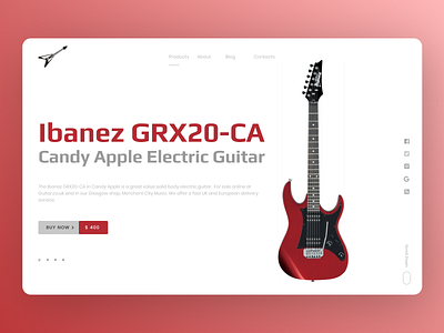 Music Instrument branding desgin design new newdesign ui uidesign uiux ux web