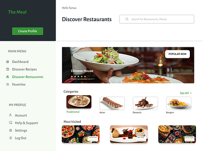 The Meal WebDesign