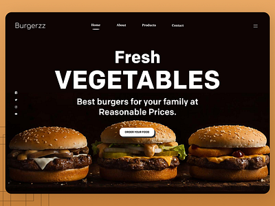 Online Food Web Design design designer designs shopify ui uidesign ux uxdesign web website