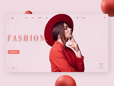 Clothing Web Design branding design fashion fashion design flat new ui uidesign ux uxdesign