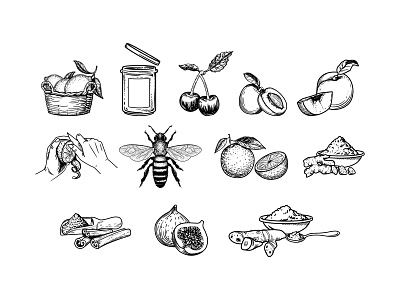 Fruits iconset