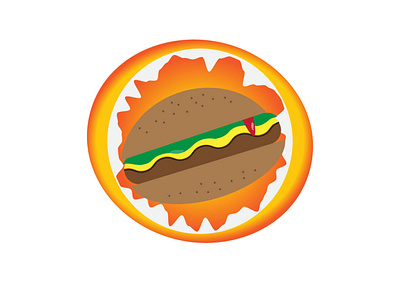 One Burger logo branding dailylogochallenge design illustration logo logodaily logodsigns vector