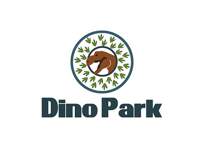 Dino Park Logo branding dailylogochallenge dinosaurs logo logodaily logodsigns logomark logotype park vector