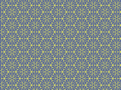 Geometric Flower Pattern digital illustration digital print fabric flowers geometric green home decor pattern patterns seamless surface pattern design textile pattern wallpaper yellow