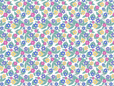 SPRİNG FLOWER SEAMLESS PATTERN