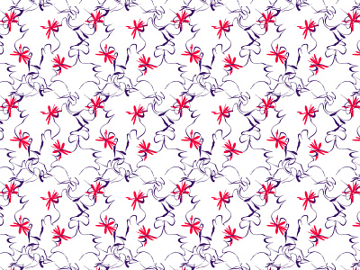 Tiny red black flower swril seamless pattern black design digital art digital paper fabric flower patern pattern lover print on demand red seamless summer surface surface pattern swrill textile vector