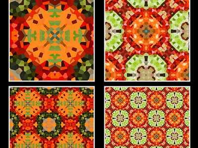 Digital Seamless Patterns for surfaces digital orange paper pattern print seamless style summer textures wrapping