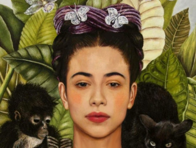 SELF-PORTRAIT in Frida Kahlo style art digital modification digital painting fridakahlo illustration portrait self portrait
