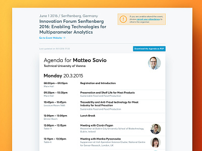 Online Event Agenda #wip agenda calendar document flat meetings