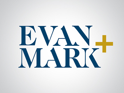 Even and Mark branding logo logotype typography