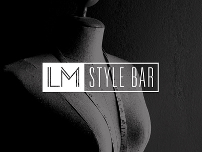 LM Style Bar branding fashion logo design logotype typography