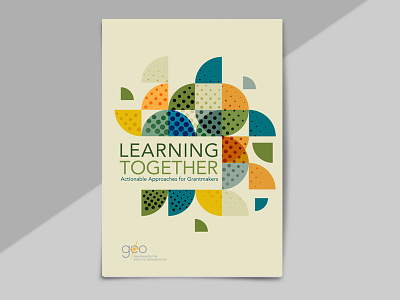 Geo Publication: Learning Together cover design layout pattern publication design