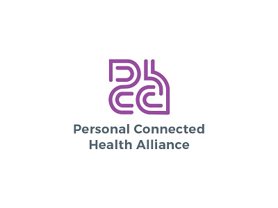 Personal Connected Health Alliance acronym branding graphic design logo design logotype typography