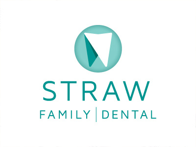 Straw Family Dental Logo dental logo