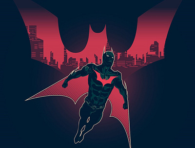 Batman Beyond design illustration