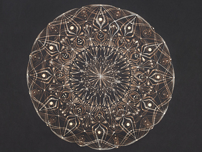 Dark Boho Mandala